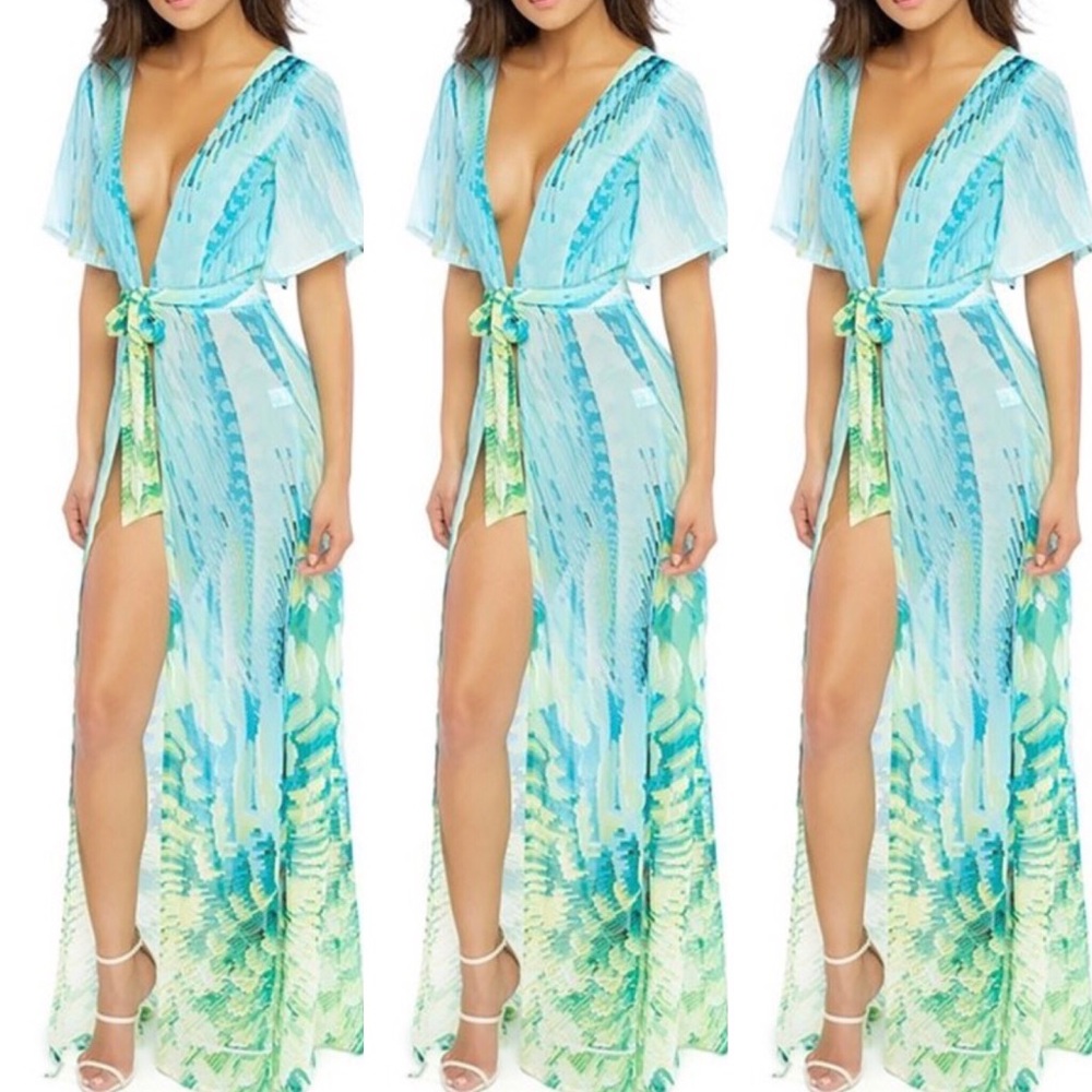 LAST ONE!!  PRICE IS FIRM Swimsuit maxi cover up - Picture 2 of 4